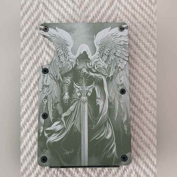 Minimalist Card Wallet Anodized Aluminum RFID Block Guardian Archangel Wallet!